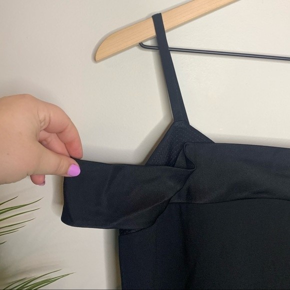 Jason Wu GREY Satin-Backed Cold-Shoulder Dress 2 - Picture 4 of 11